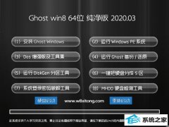 系统之家Ghost Win8.1 64位 官网纯净版 v2020.03